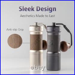 1Zpresso K-Ultra Manual Coffee Grinder Iron Gray, Conical Burr for Espresso 1Zpresso K-Ultra Manual Coffee Grinder Iron Gray, Conical Burr for Espresso