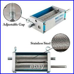 2-Roller Rotating Stainless Steel Grain Grinder