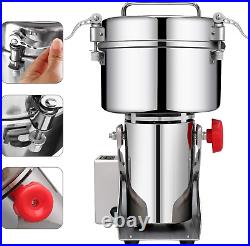 2000Gram Electric Grain Grinder Stainless Steel Pulverizer Grinding Machine Comm