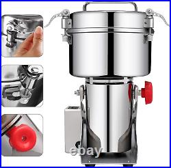 2000Gram Electric Grain Grinder Stainless Steel Pulverizer Grinding Machine Comm