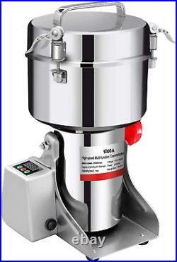 2000Gram Electric Grain Grinder Stainless Steel Pulverizer Grinding Machine Comm