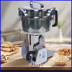 2000g Commercial Spice Grinder Electric Grain Mill Dry Dehydrated Food Grinder