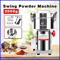 2000g Electric Grain Herb Grinder Cereal Powder Flour Mill Grinding Machine USA