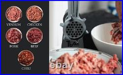 2000w Max Watt 2 Blades Plates Electric Meat Metallic Grinder & Sausage Stuffer