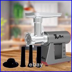 2000w Max Watt 2 Blades Plates Electric Meat Metallic Grinder & Sausage Stuffer