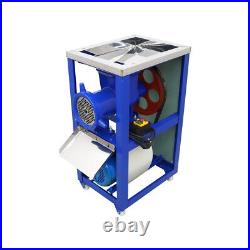 220V Commercial Meat Bone Crusher Feed Processer Stainless Steel with Casters