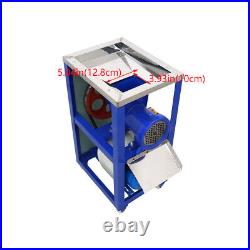 220V Commercial Meat Bone Crusher Feed Processer Stainless Steel with Casters