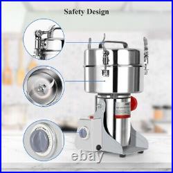 2500G Stainless Steel Grain Grinder Mill Powder Machine Swing Type Commercial