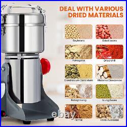 2500g/1000g Commercial Spice Grinder Electric Grain Mill Grinder High Speed