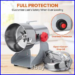 2500g/1000g Commercial Spice Grinder Electric Grain Mill Grinder High Speed