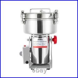 2500g Electric Commercial Grinder Grain Mill Grinding Machine 32000RPM 4500W