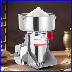 2500g Electric Commercial Grinder Grain Mill Grinding Machine 32000RPM 4500W