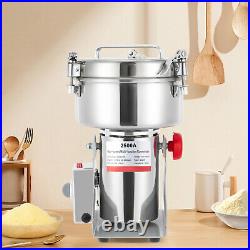 2500g Electric Commercial Grinder Grain Mill Grinding Machine 32000RPM 4500W