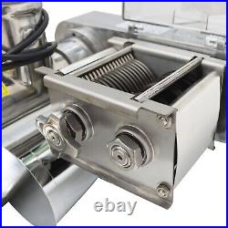 250kg/h Stainless Steel Desktop Meat Grinder Cutting Machine 110V 1100W 2.87in