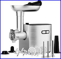 2600w Stainless Steel Electric Meat Grinder Sausage Stuffer Tube And Kubbe Kit
