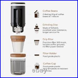 3 IN 1 Drip Coffee Machine Grinder Voffee High-Grade Stainless Steel Adjustable