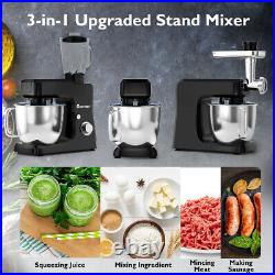 3 in 1 Multi-functional 6 Speed Stand Mixer Meat Grinder Blender Sausage Stuffer