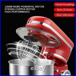 3 in 1 Tilt-Head Stand Mixer with 4.2QT Bowl 6 Speeds 1200W Meat Grinder Blender