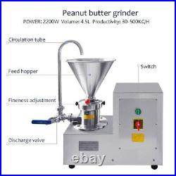 30-500kg/h Colloid Mill Grinder Commercial Peanut Butter Milling Maker