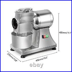 304 Stainless Steel Light Cheese Grinder For Cheese Butter Bread 0.75HP 550W NEW