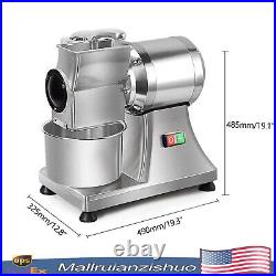 304 Stainless Steel Light Cheese Grinder For Cheese Butter Bread 0.75HP 550W NEW