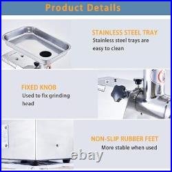 400Lbs/H 200 RpmMeat Grinder Stainless Steel Sausage Maker Machine With 2 Blades