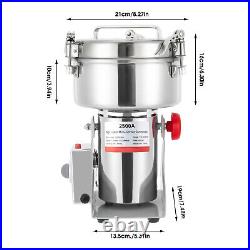 5.51 lbs Electric Grain beans Mill Grist Mill Corn Grinder Stainless Steel 4500W