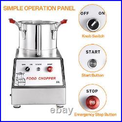 5 L Electric Food Chopper Electric Stainless Steel Processor Meat Grinder Mixer