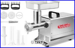 #5 Stainless Steel Meat Grinder, 0.4 HP 300W, Mirror Polishing, Heavy Duty, S #5 Stainless Steel Meat Grinder, 0.4 HP 300W, Mirror Polishing, Heavy Duty, S