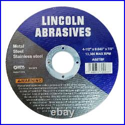 500 Pack 4-1/2.040 Cut-off Wheel 4.5 Cutting Discs Stainless Steel & Metal