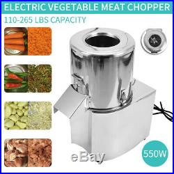 550W 220V Electric Vegetable Chopper Grinder Commercial Food Processor Machine