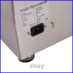 550W 5.3Qt Electric Food Processor Food Grinder Stainless Steel Food Chopper