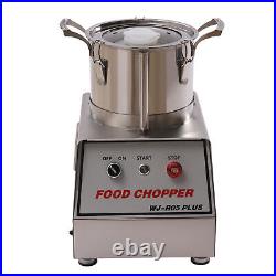 550W Commercial Electric Food Chopper Stainless Steel Food Grinder Processor 5L