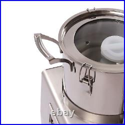 550W Commercial Electric Food Chopper Stainless Steel Food Grinder Processor 5L