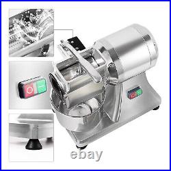 550W Electric Cheese Grater Butter Bread Bran Shredder Grinder Stainless Steel