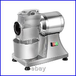 550W Electric Cheese Grater Butter Bread Bran Shredder Grinder Stainless Steel