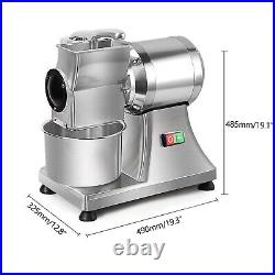 550W Electric Cheese Grater Cheese Grinder Stainless Steel For Butter Bread