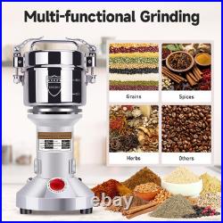 550g Grain Mill Grinder 2000W Electric Stainless Steel Grain Grinder High-Spe