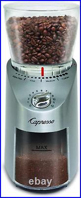 575.05 Infinity plus Conical Burr Grinder with Large Bean Container, Stainless S