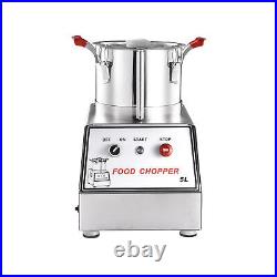 5L Electric Food Chopper Electric Stainless Steel Processor Meat Grinder Mixer