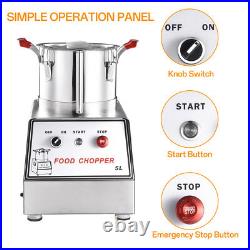 5L Electric Food Chopper Electric Stainless Steel Processor Meat Grinder Mixer N 5L Electric Food Chopper Electric Stainless Steel Processor Meat Grinder Mixer N