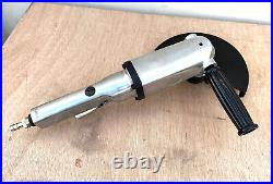 7 Pneumatic Air Angle Grinder 6500RPM Aluminum Alloy Handheld Air Grinder