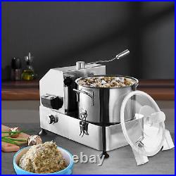 750W Commercial Food Processor Stainless Steel Electric Vegetable Meat Chopper