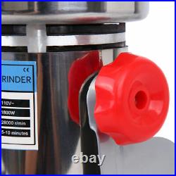 800g/2500g Commercial Spice Grinder Electric Grain Mill High Speed Grain Grinder