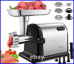 AAOBOSI Electric Meat Grinder? 2000W Max? Heavy Duty Stainless Steel Meat Min