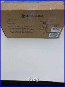 AAOBOSI Electric Meat Grinder 3000W Heavy Duty Stainless Steel Meat Mincer wit AAOBOSI Electric Meat Grinder 3000W Heavy Duty Stainless Steel Meat Mincer wit