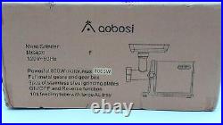 AAOBOSI Meat Grinder Electric 3000W Max Heavy Duty Stainless Steel Meat Mincer