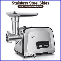 ALTRA Meat Grinder Electric, Sausage Maker with 3 Stainless Steel Sausage Tub