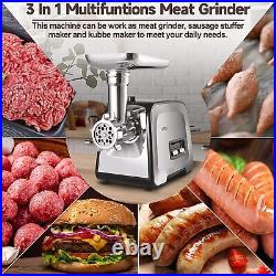 ALTRA Meat Grinder Electric, Sausage Maker with 3 Stainless Steel Sausage Tub