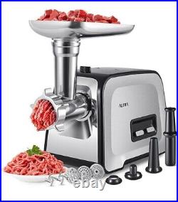 ALTRA Meat Grinder Electric, Sausage Maker with 3 Stainless Steel Sausage Tub. C1